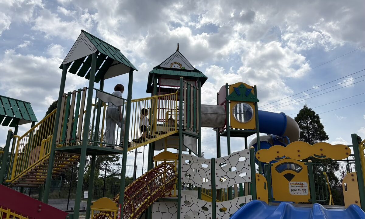 城山公園の大型複合遊具